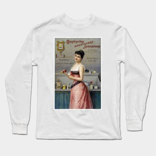 Vintage Advertising Poster Russia Beauty Products 1890 Long Sleeve T-Shirt